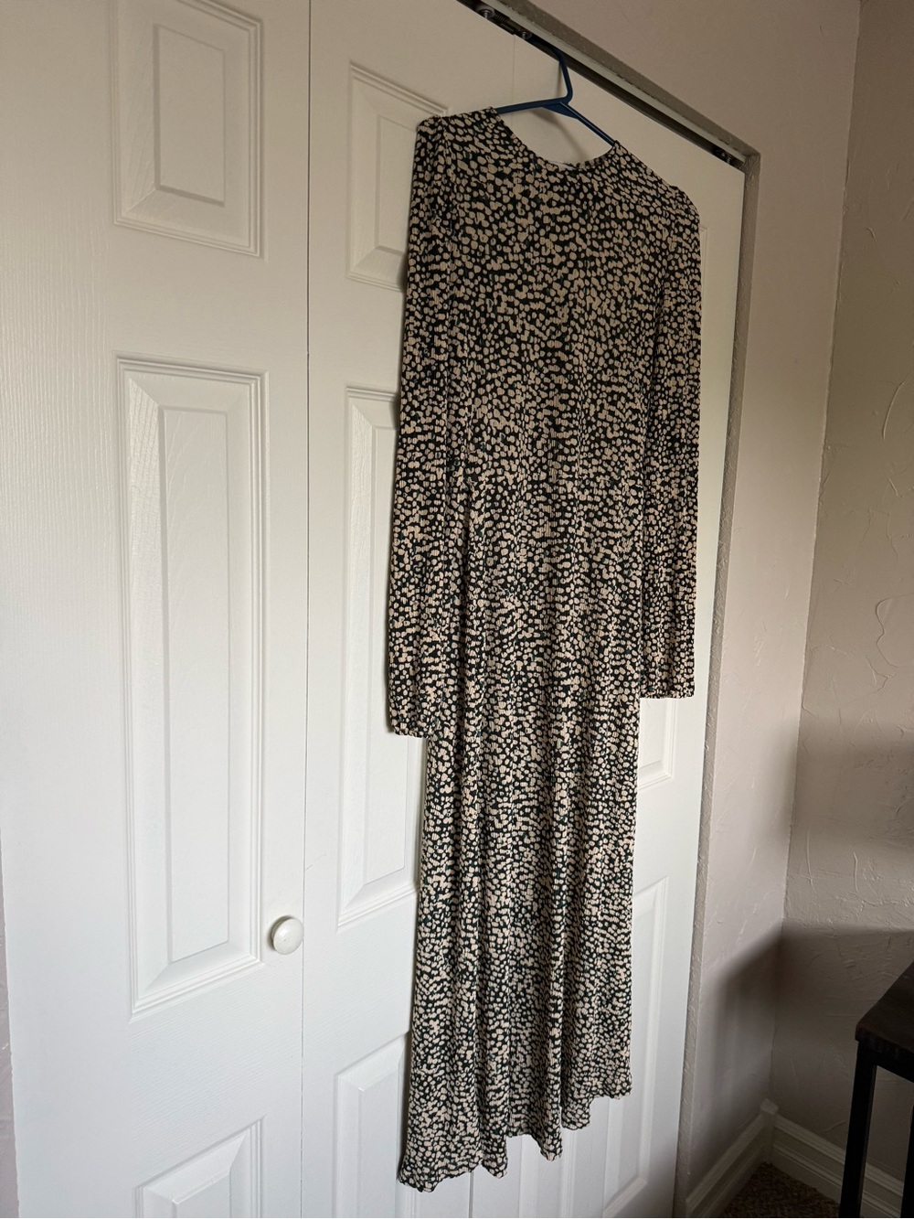 Mango Long-Sleeve Maxi Dress